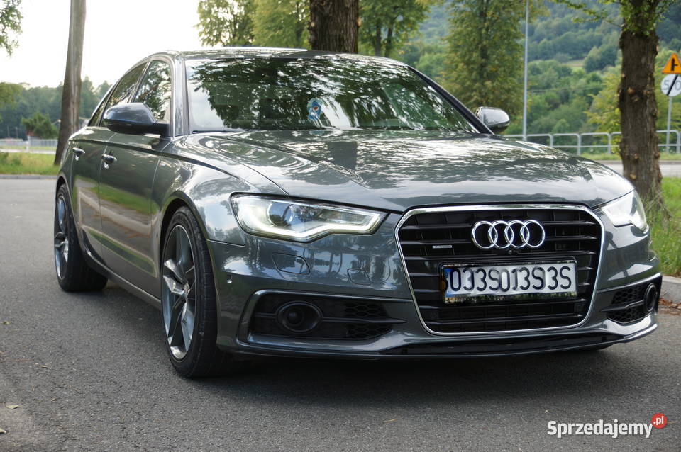 Audi A6 Sedan Quattro 2x SLINE światła LED Nowy Sącz