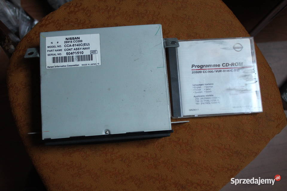 Przełącznik Nissan XTrail SVE czytnik nawigacji Motoryzacja