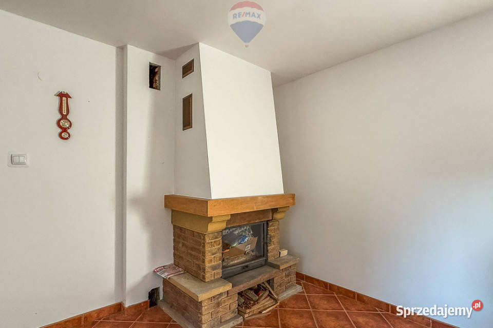 Dom z dużą działką lesie Kębliny g Zgierz wolnostojący