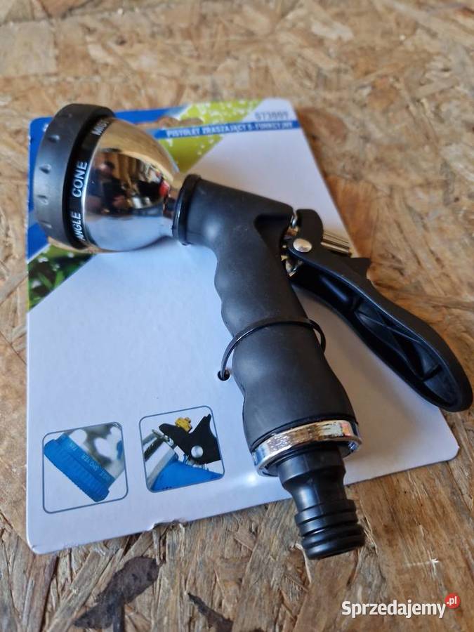 Pistolet 8funk srebrny guma do wody G73009 wielkopolskie Głogowa sprzedam