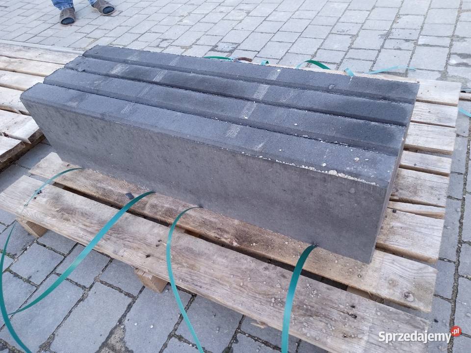 Obrzeża grafit 100x25x8 Konstantynów Łódzki
