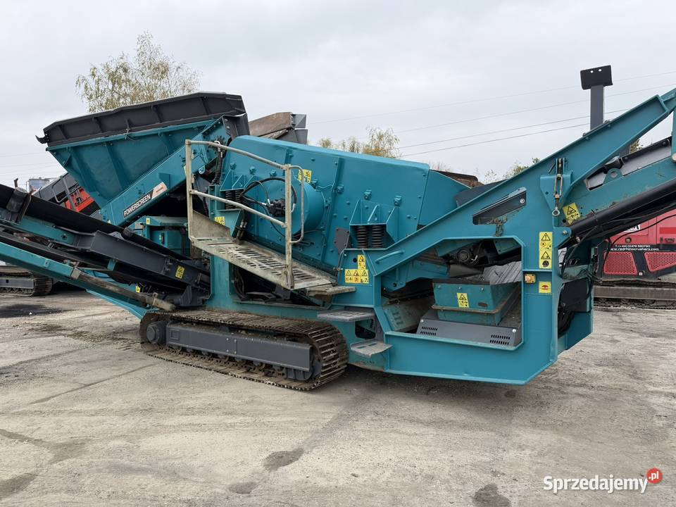 Przesiewacz Powerscreen Warrior 800 nie Zator