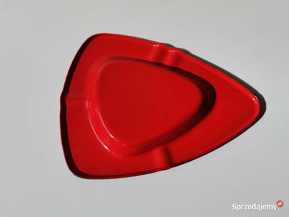 Stara metalowa popielniczka emalia Olkusz design śląskie Katowice sprzedam