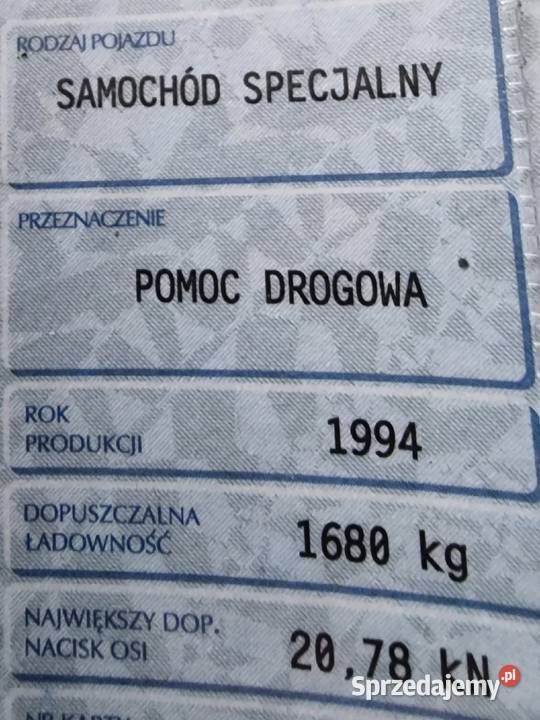 Autolaweta Peugeot Boxer 20 LPG 94r 5 miejsc hak mazowieckie Gostynin