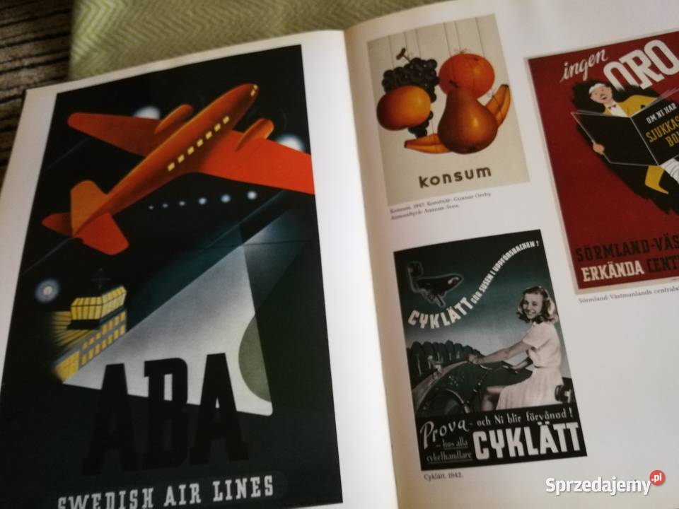 Album Szwedzki Plakat Reklamowy SVENSKA Szczecin