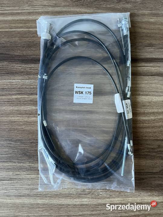 NOWY POLSKI KOMPLET LINEK LINKI WSK 175 CZARNE Motoryzacja