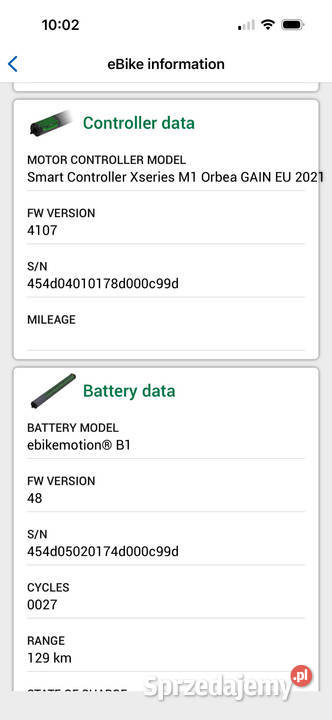 Rower elektryczny Orbea Gain 01 L55 Gravel sprzedam