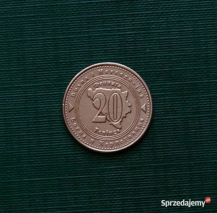 BOŚNIA I HERCEGOWINA 20 fenigów 2013r Antyki, Sztuka, Kolekcje Gliwice