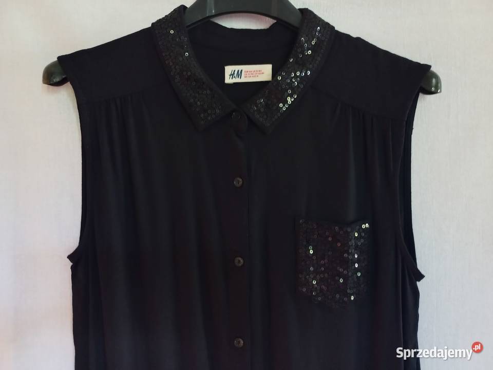 Kombinezon damski Czarny Cekiny r S 164 HM NOWY Białystok