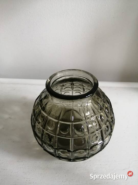 Świeczniki szklane okrągłe małe wazoniki Leszno