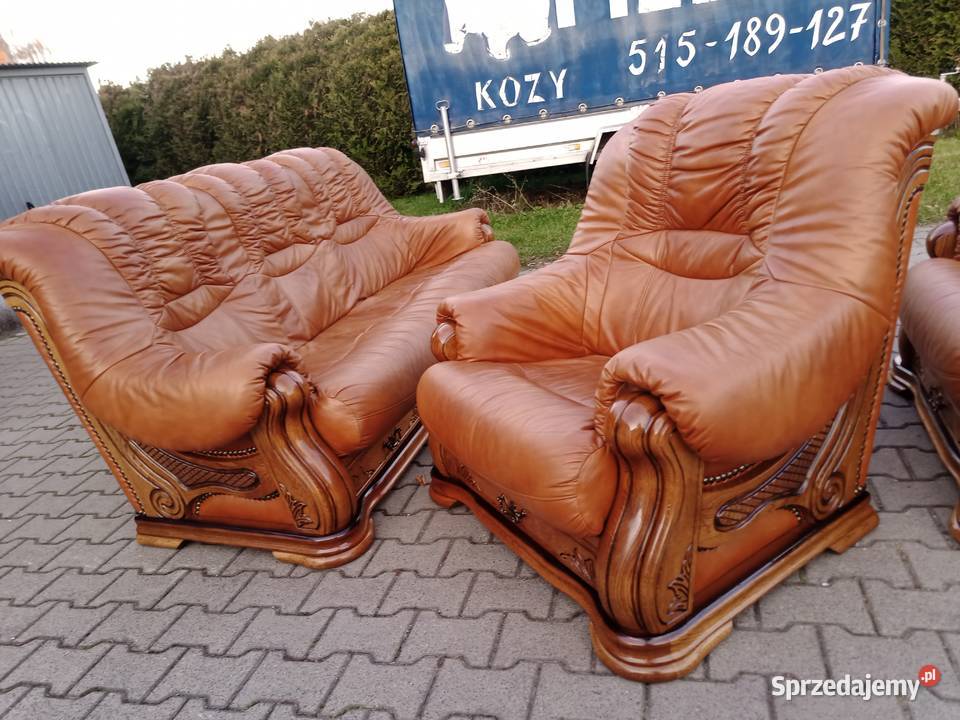 Komplet Wypoczynkowy FLAMENCO 311 i Ława Dąb Kozy