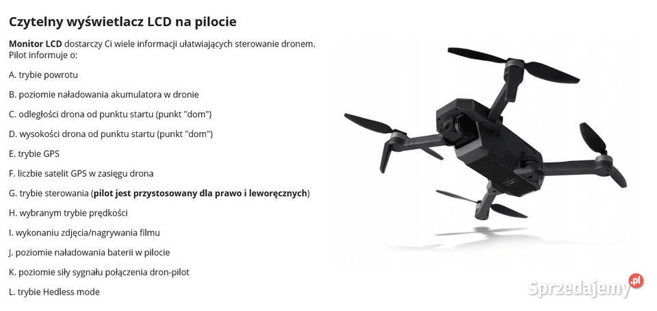 Dron Overmax XBEE DRONE 95 FOLD 600 m GPS FPV Baranowo
