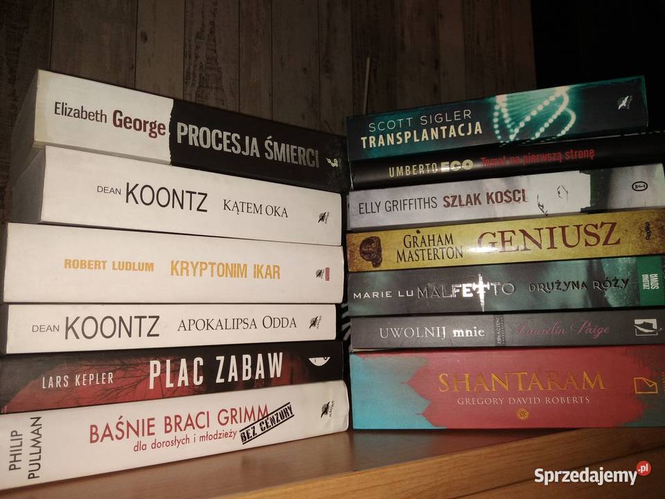 Kryminały romanse fantastyka książki w super sprzedam