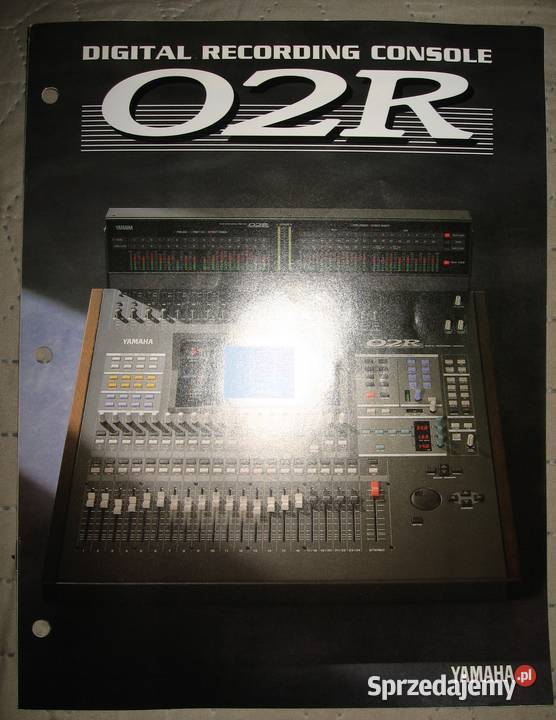 Yamaha Digital Recording Console O2R brochure urządzenia rejestrujące Kultura i Rozrywka Kępice