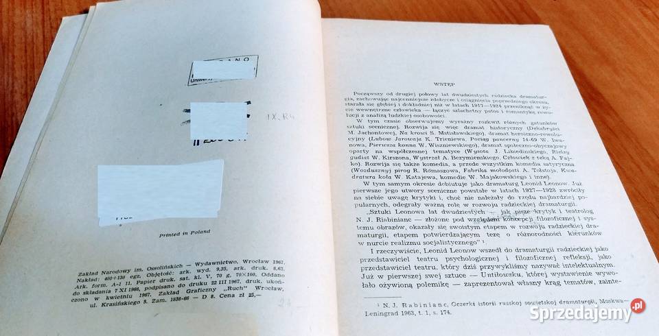 Teatr Leonida Leonowa wybrane zagadnienia Janina miękka Podręczniki