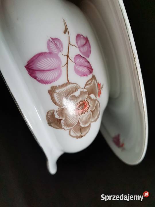 Stara przedwojenna sosjerka porcelana Giesche Katowice