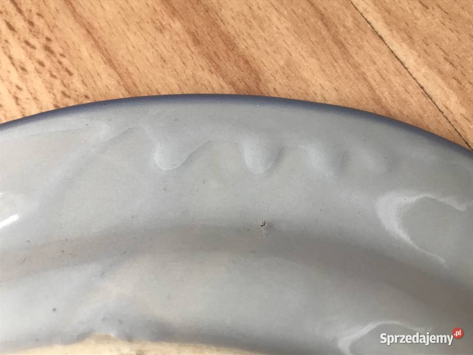 Półmiski Tułowice niebieskie lata 70 PRL 3 Łódź sprzedam