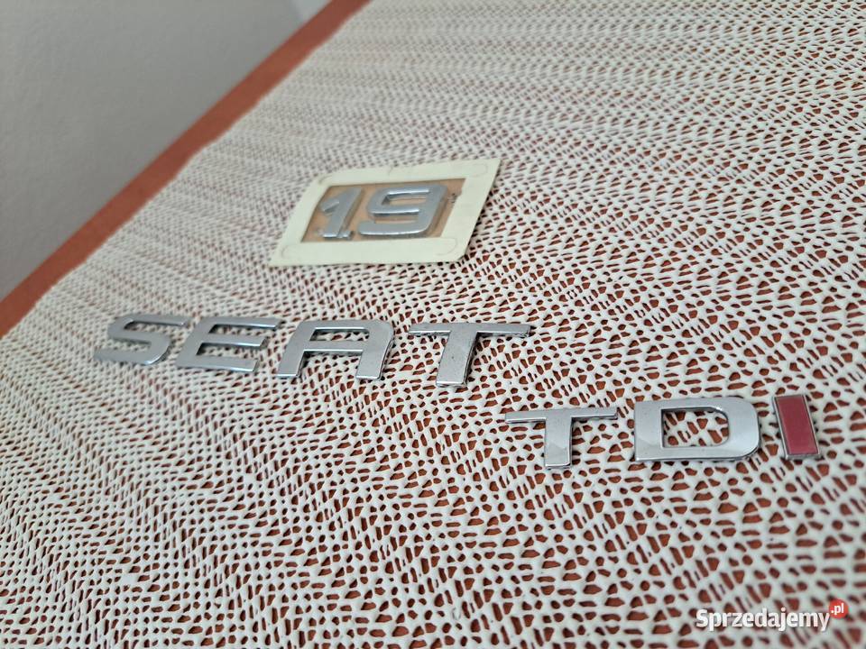 Logo emblemat napis Seat 19 TDi Radom sprzedam