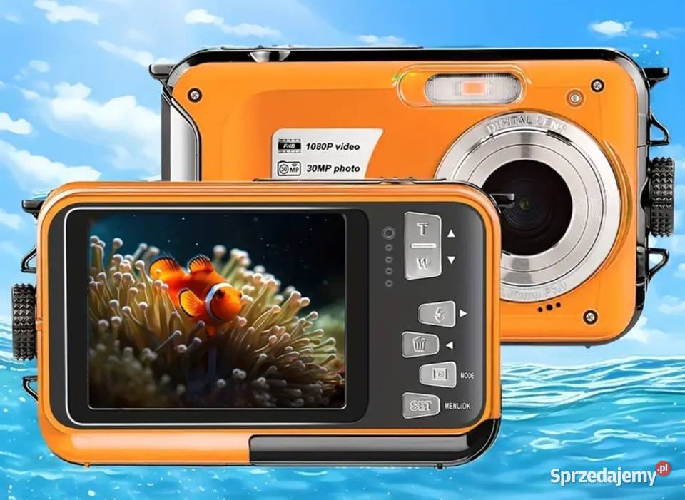 PODWODNY APARAT WODOODPORNY 16X 27K ZOOM kolor Kościerzyna