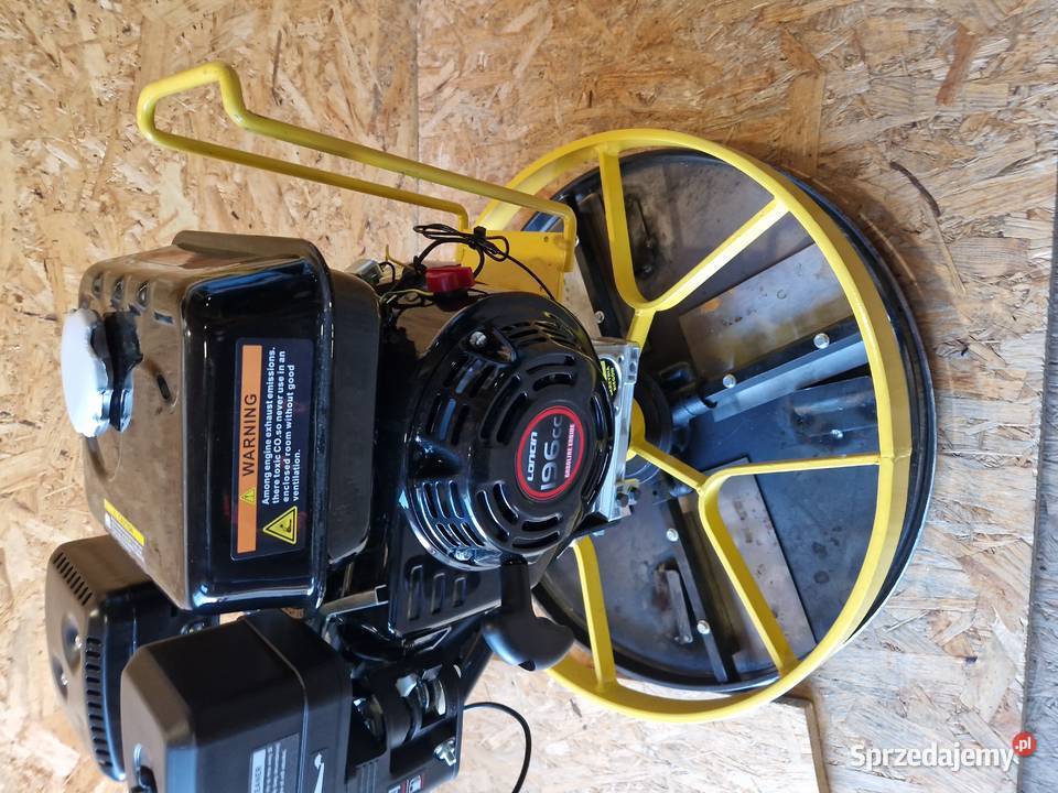 ZACIERACZKA SPALINOWA DO BETONU 57 TALERZ Głogowa sprzedam