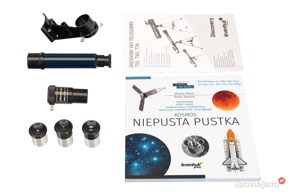 Teleskop Discovery Sky T76 z książką Pozostałe Warszawa