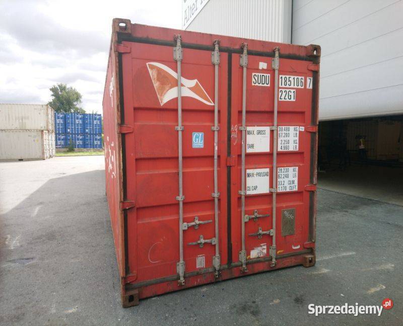 Kontener morski magazynowy 20DV 6 metrowy Skwierzyna