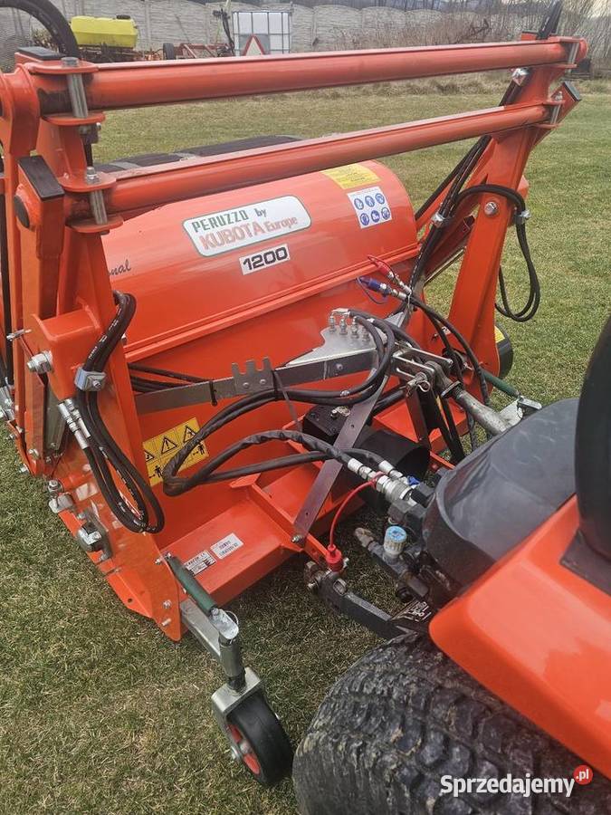 Wertykulator kosiarka zbieracz peruzzo 1200