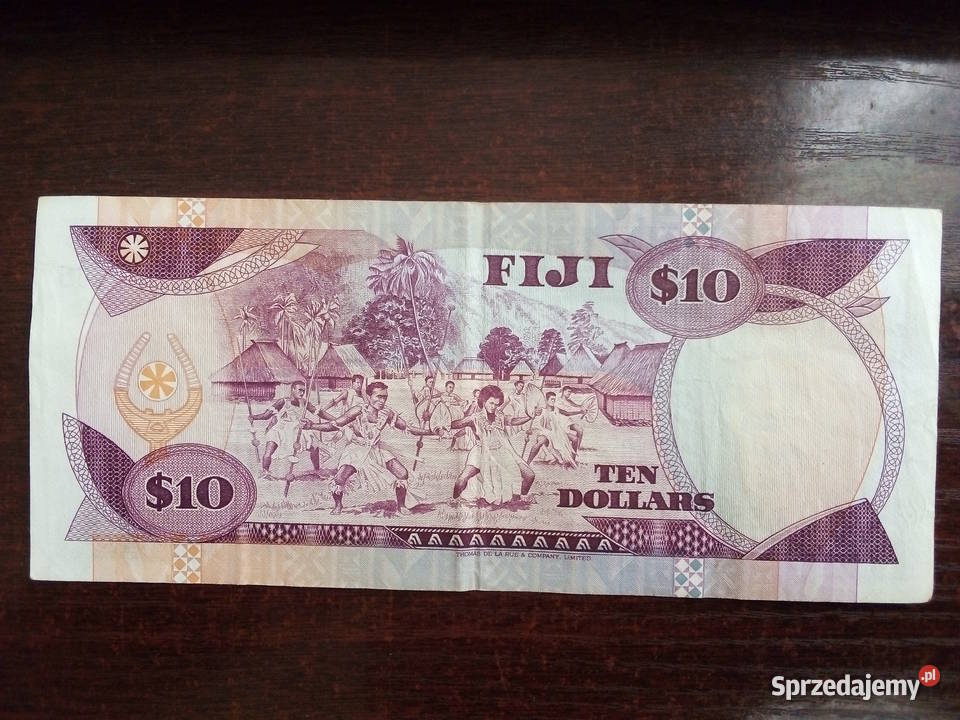 Banknot 10 dolarów Fidżi Płońsk
