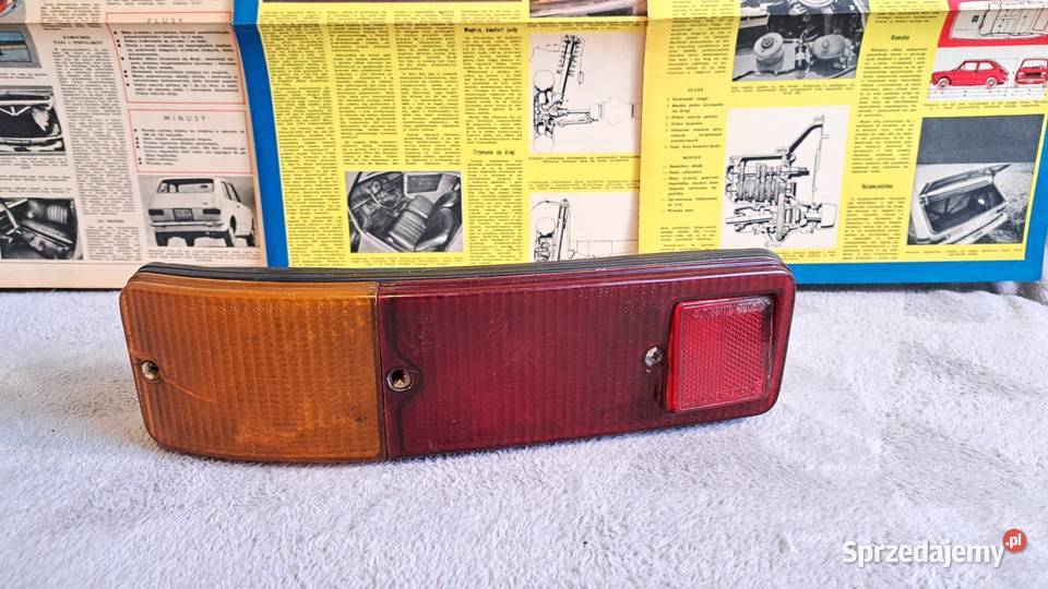 Polski Fiat 127p Fiat 127 lampy tylne Gliwice