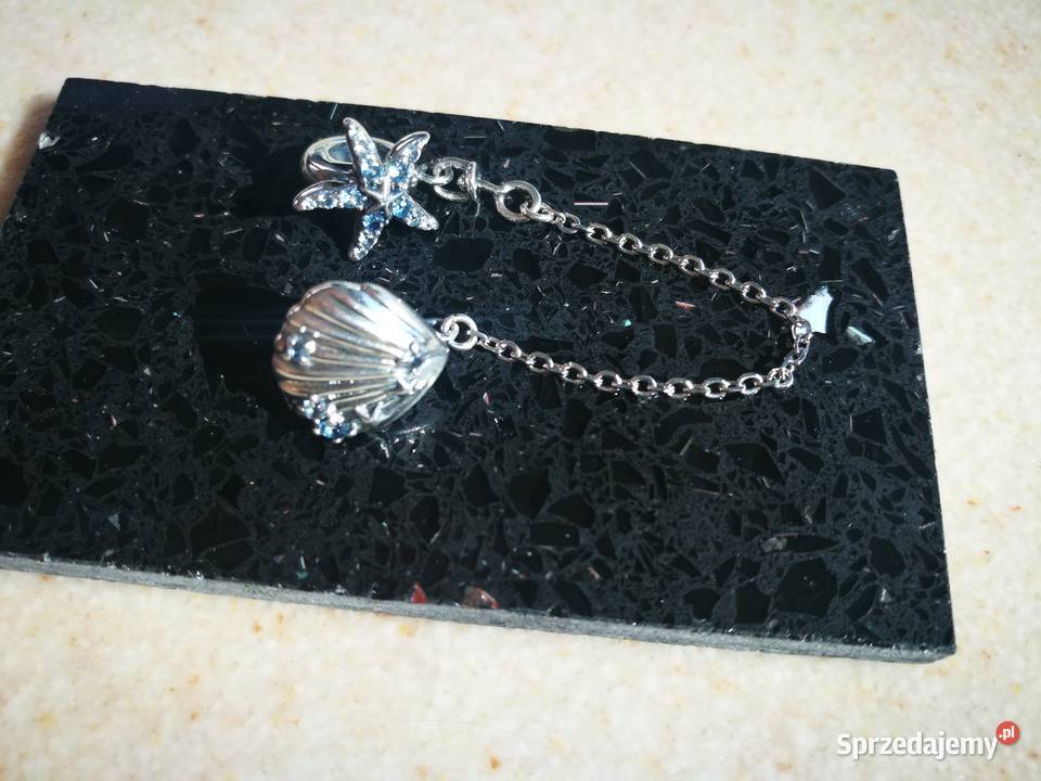 Pandora Charrm łańcuszek koralik muszla