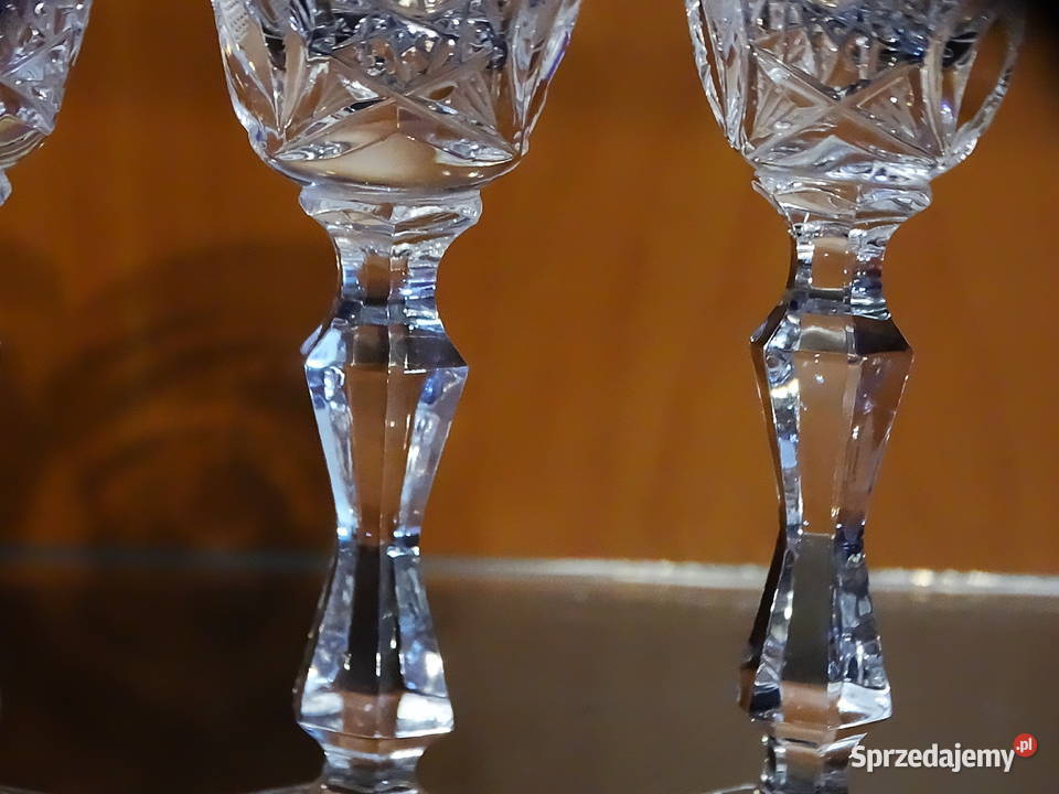 Kryształowe kieliszki do serwowania alkoholi Biłgoraj