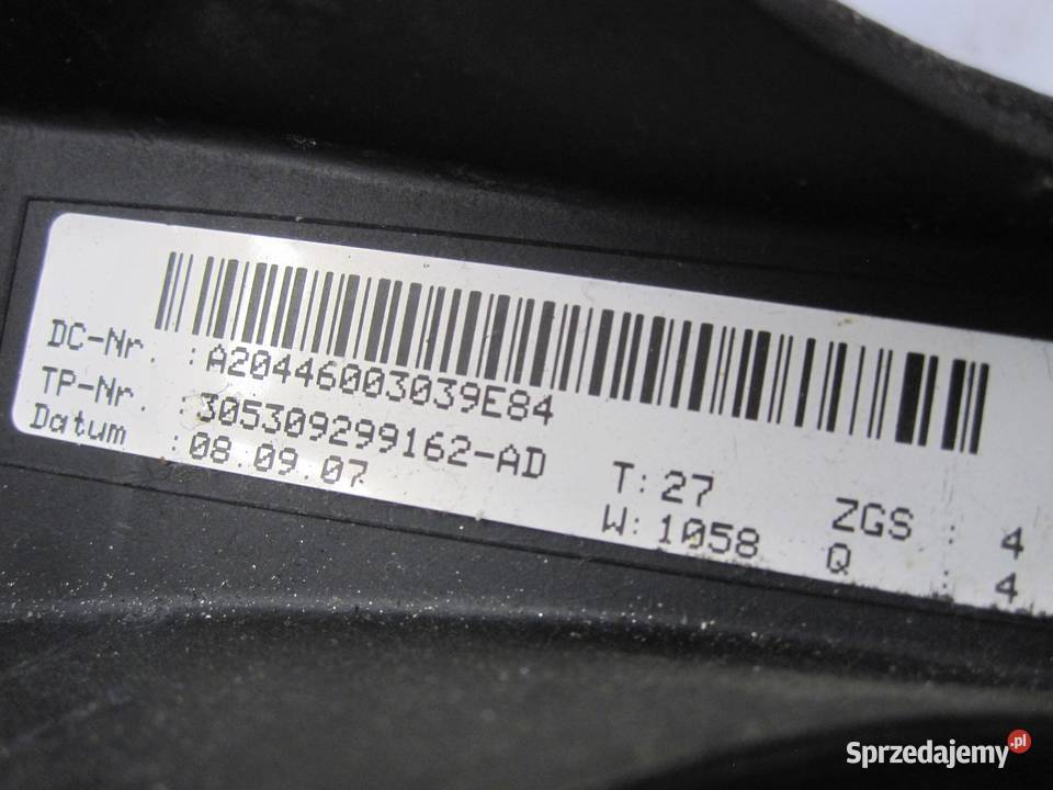 MERCEDES W204 07r kierownica A2044600303 osobowe Kierownice świętokrzyskie Kielce