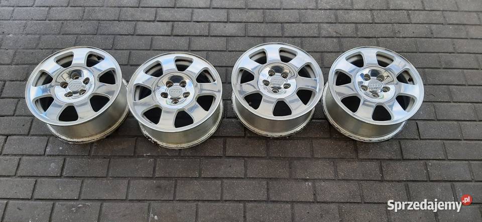 AUDI A3 8L ALUFELGI 5x100 CHROM 15 ET38 Kościerzyna