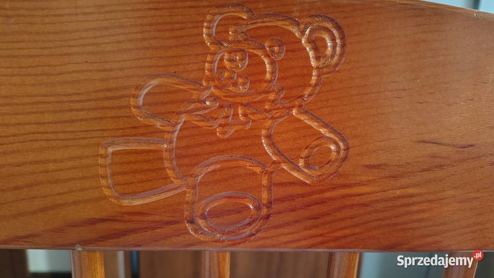 Łóżeczko dziecięce drewniane 120x60 Meble wielkopolskie Plewiska