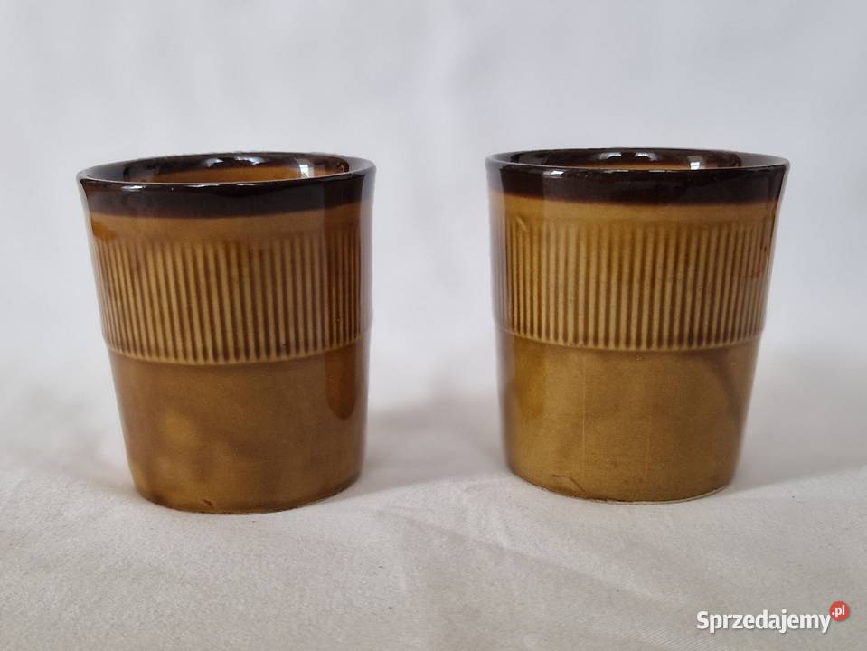 Porcelitowy kubek bez ucha 2 Chodzież vintage mazowieckie Warszawa sprzedam