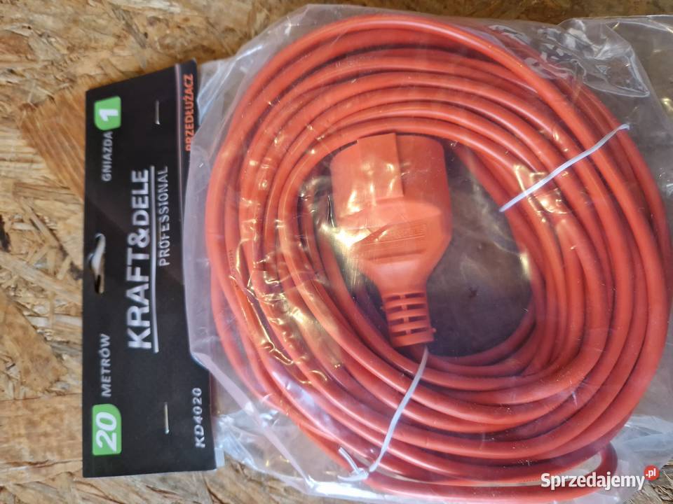 Przedłużacz ogrodowy 2x075mm 20m KD4020 wielkopolskie Głogowa