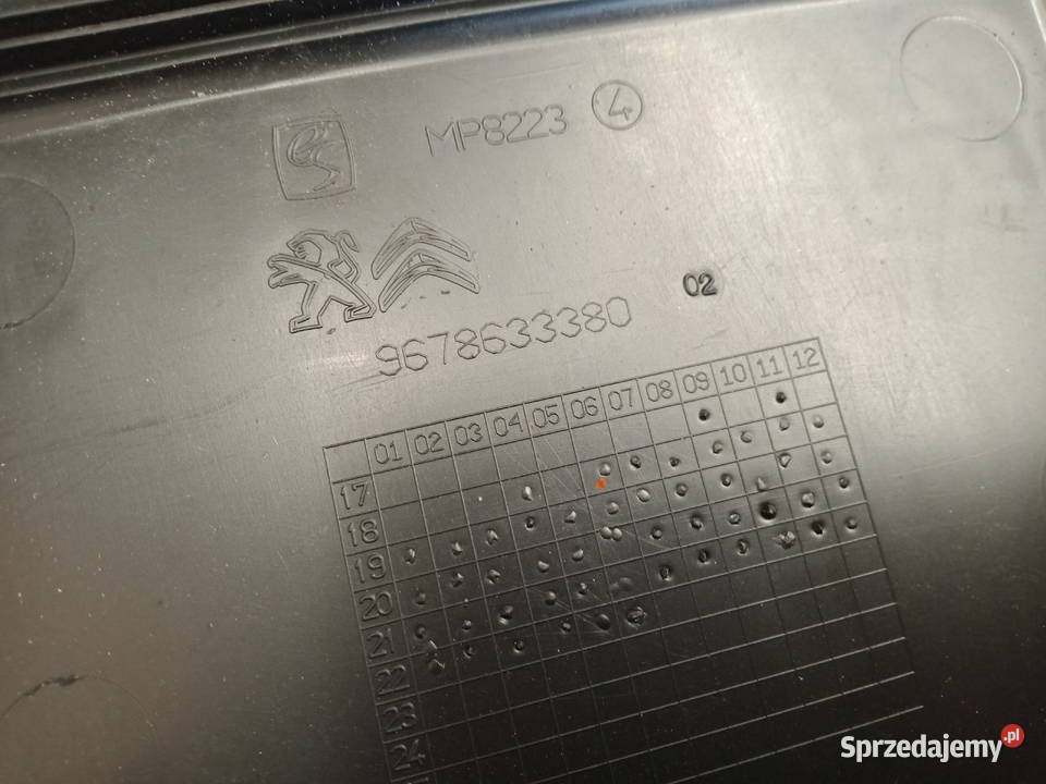 PEUGEOT 3008 II T9 OBUDOWA SKRZYNKA Układ elektryczny, zapłon Rakoniewice
