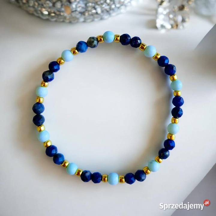 Bransoletka Lapis i Howlit Zgierz