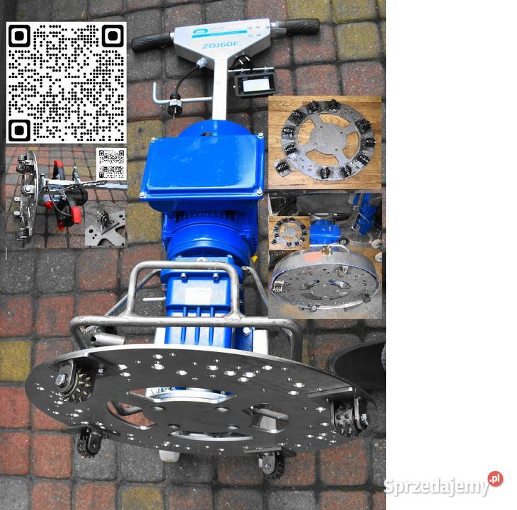 Zacieraczka szlifierka Dekor silnik 15kW230V Poznań sprzedam