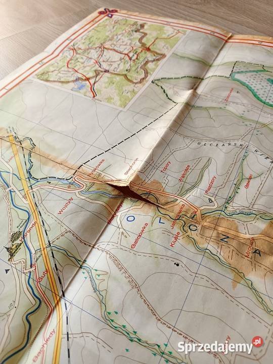 Plan Zakopanego Plan Miasta Zakopane PRL mapa samochodowa małopolskie Kraków