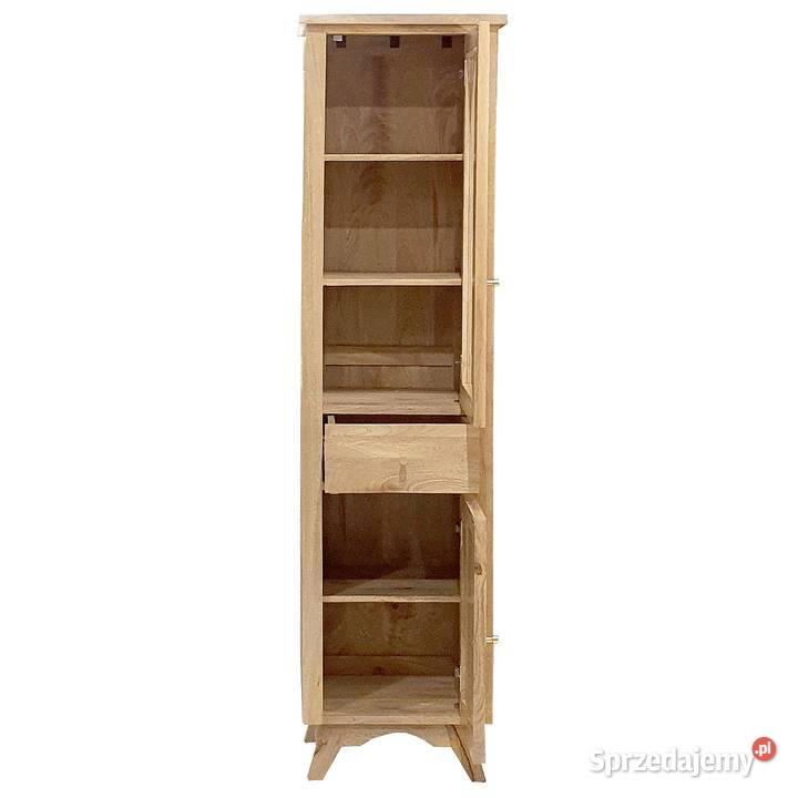 Wąska witryna drewniana 52 przeszklona BONN z Lublin