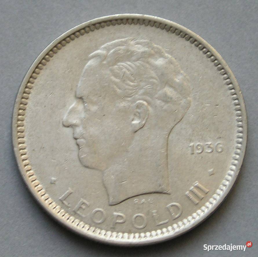 Belgia 5 franków 1936 Leopold III Kolekcje