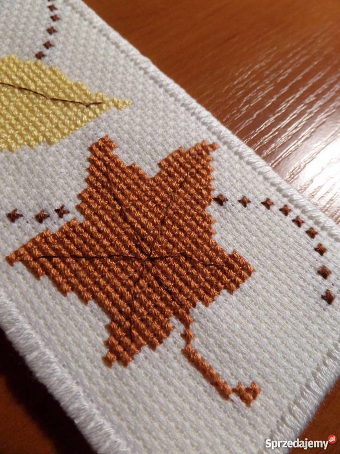 Zakładka do książki haft krzyżykowy rękodzieło Pozostałe Wrocław