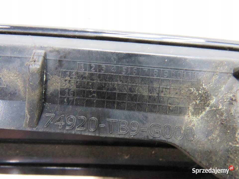 LOTKA OWIEWKA KLAPY TYŁ KOMBI CIVIC IX