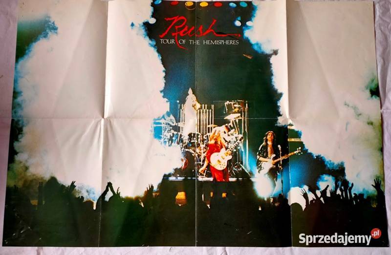 RUSH plakat Tour Of The Hemispheres 1979 Poster małopolskie Kraków