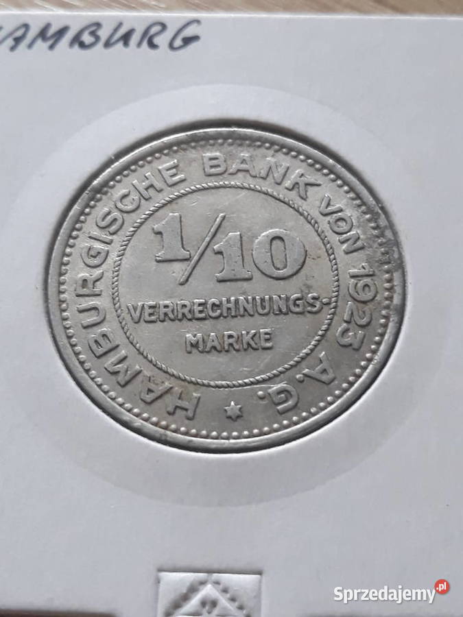 110 Marki Hamburg 1923 r Notgeld Konin