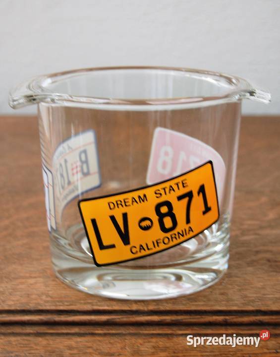 Stare wiaderko do lodu z rejestracjami 1 l Lublin