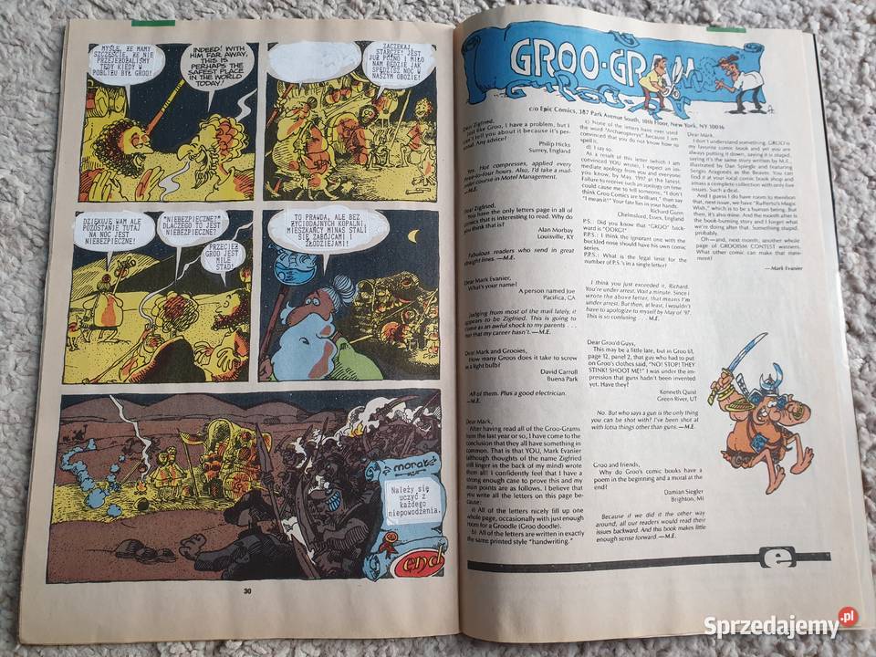 Sergio Aragones Groo the Wanderer Groo Podróznik Gdynia