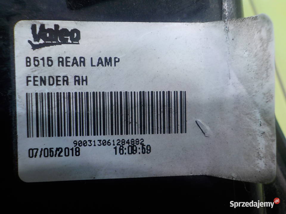 FORD ECOSPORT II 10 B 18r 5D lampa prawa tyl Suków