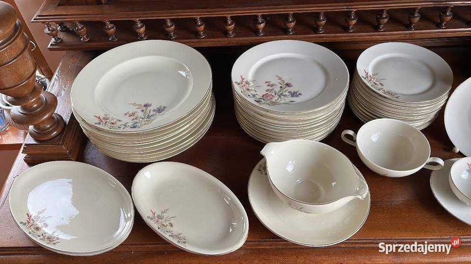 Mlecznik Łączka Royal Ivory Bohemia Made in Antyki, Sztuka, Kolekcje